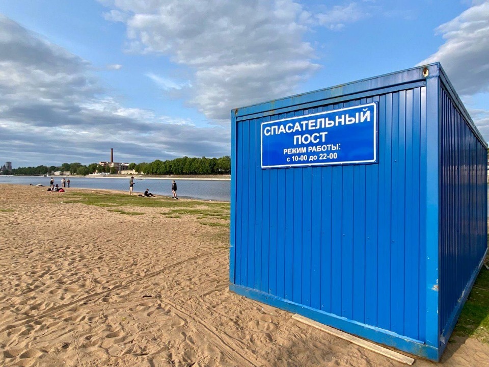 К купальному сезону подготовили городской пляж Пскова