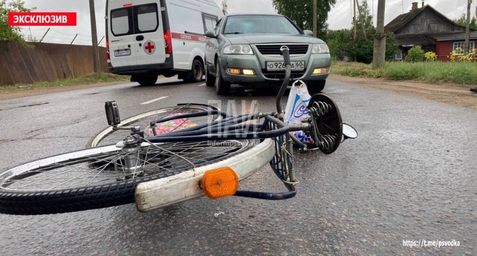 В Невеле сбили пьяного велосипедиста