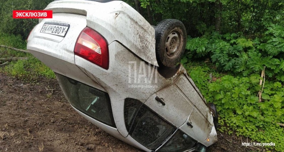 В Порховском районе в результате ДТП пострадала водитель