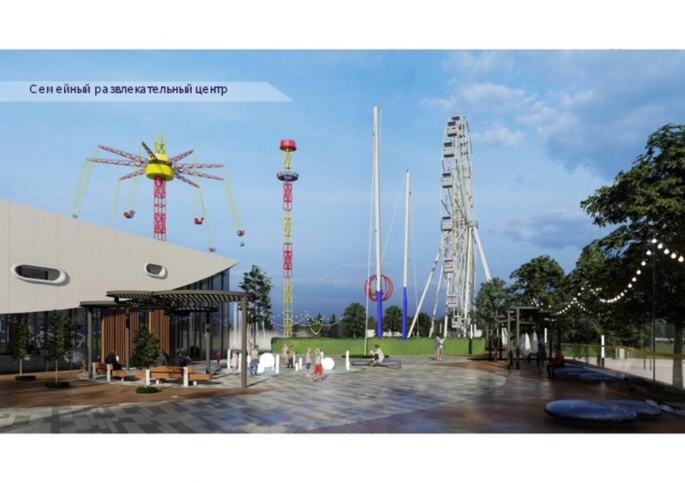Многофункциональный парк с аттракционами построят на берегу реки Великой в Пскове