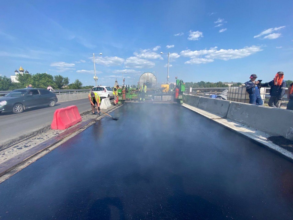 К 25 июня в Пскове планируют полностью открыть Ольгинский мост К 25 июня в Пскове планируют полностью открыть Ольгинский мост