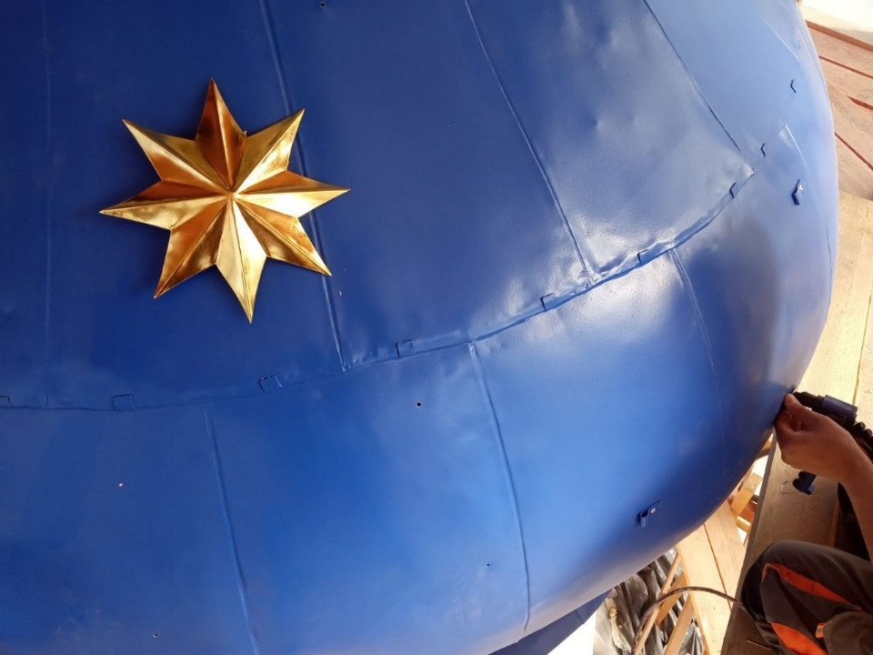 В Печорах завершается реставрация купола Лазаревской церкви В Печорах завершается реставрация купола Лазаревской церкви