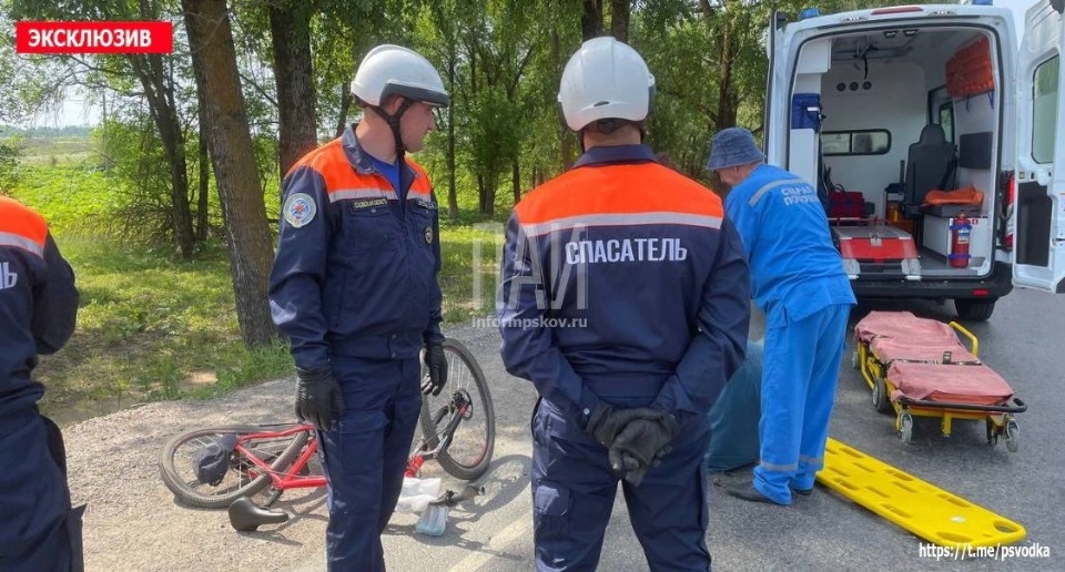 Нетрезвого велосипедиста сбил водитель в Псковском районе