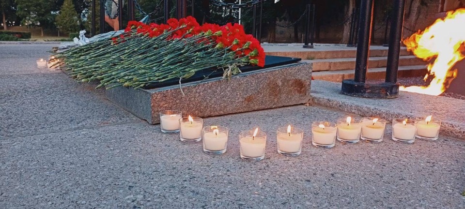 Псков принял участие в акции «Свеча памяти» 