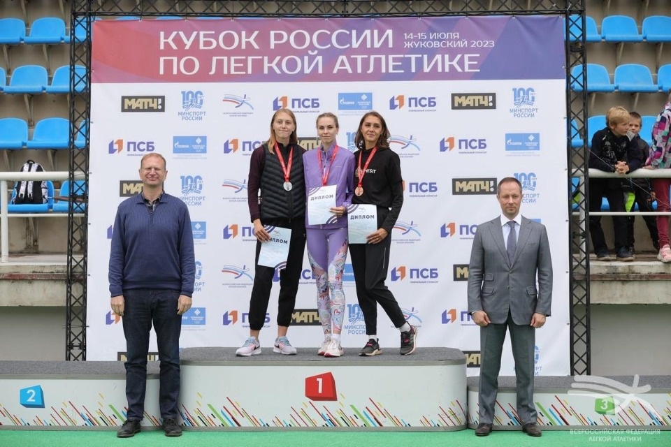 Три медали привезли псковские легкоатлеты с Кубка России
