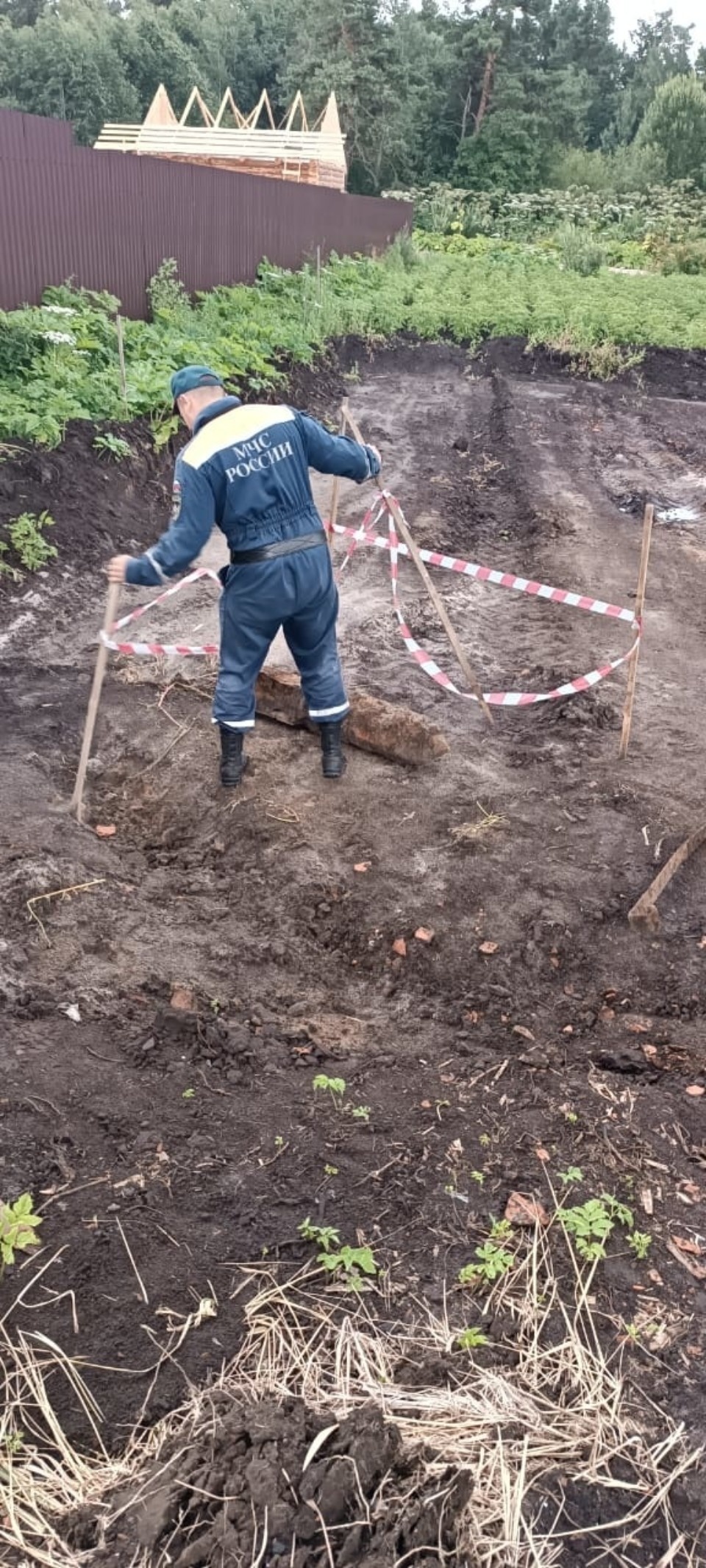 На спецполигоне в районе Кислово под Псковом обезвредили советскую авиабомбу