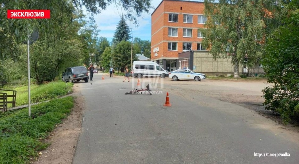 В Опочке в результате ДТП госпитализировали 13-летнего велосипедиста