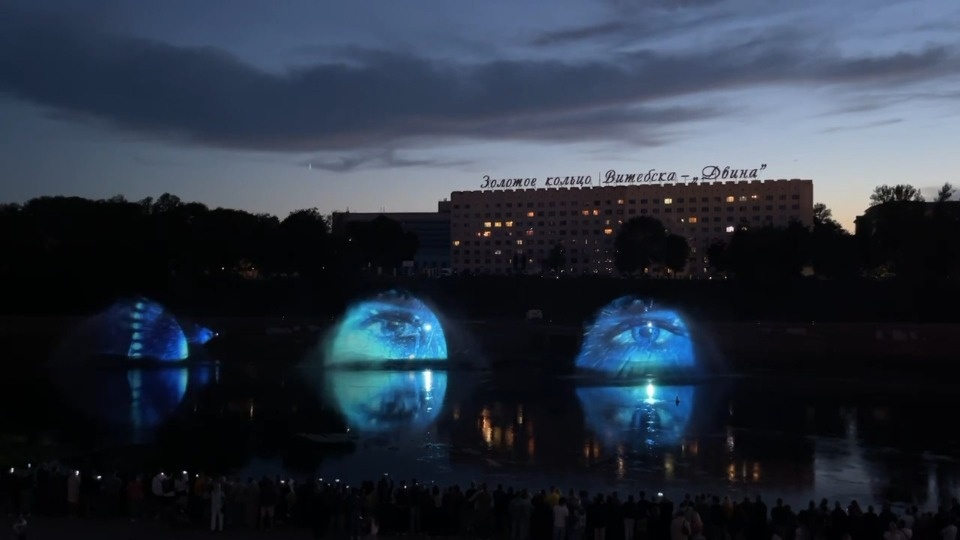 15 тысяч зрителей посмотрели мультимедийный спектакль о княгине Ольге на Западной Двине в Витебске