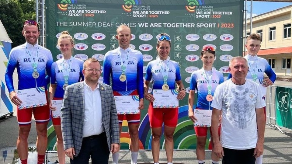  Великолучанин победил в велогонке на международных летних играх сурдлимпийцев