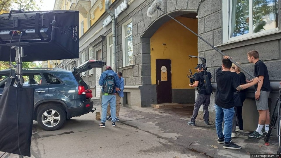 В Пскове проходят съемки многосерийного фильма «Казачок»