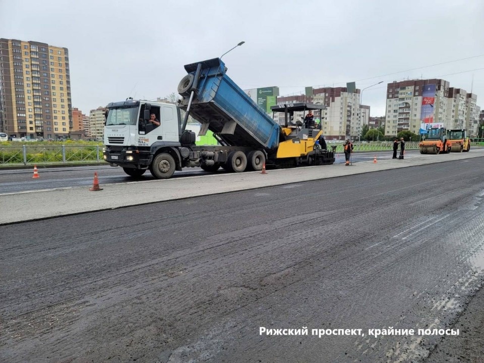 Ремонт дорог картами в Пскове находится на завершающем этапе
