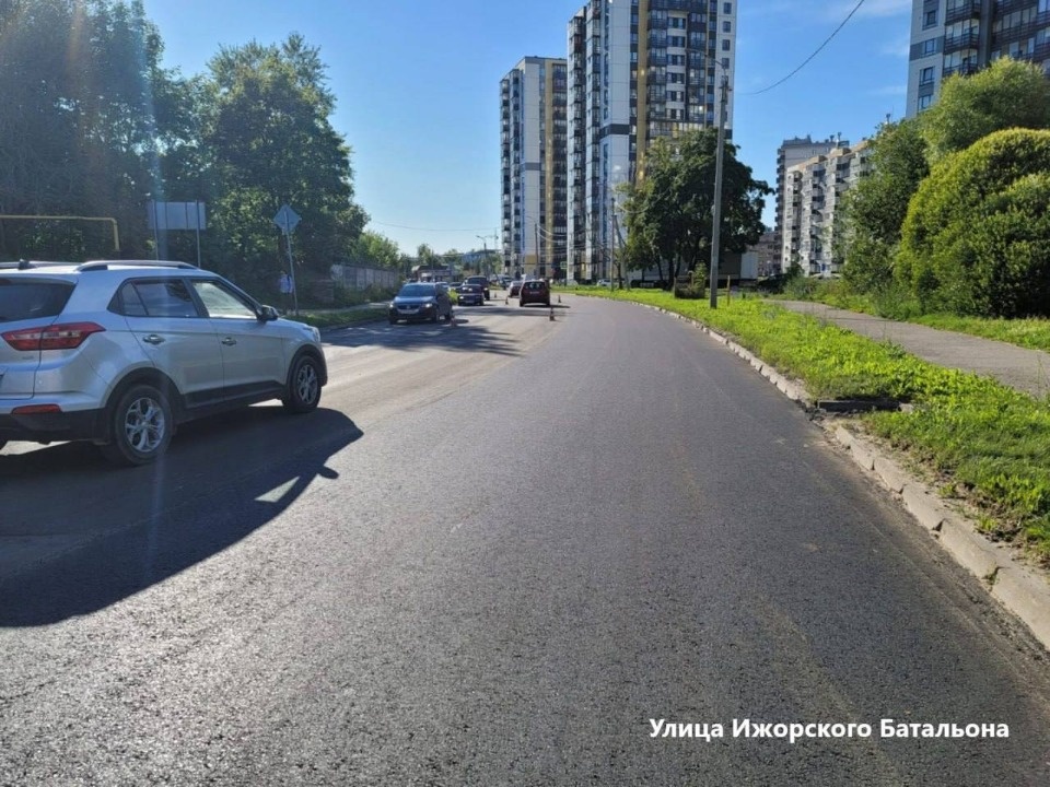 Ремонт дорог картами в Пскове находится на завершающем этапе