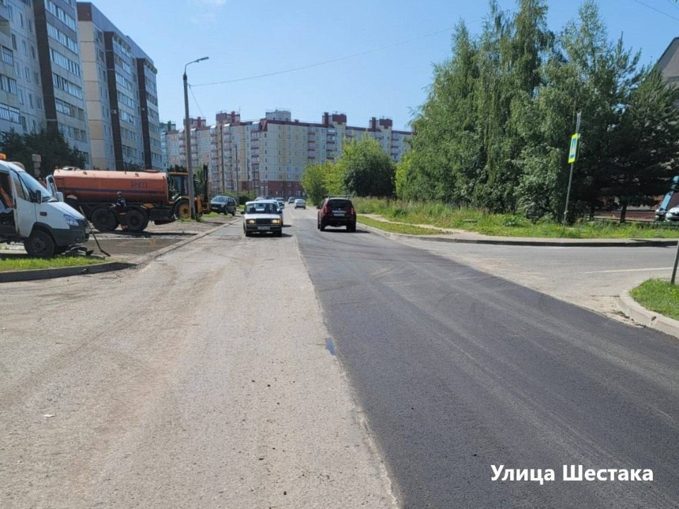 Ремонт дорог картами в Пскове находится на завершающем этапе