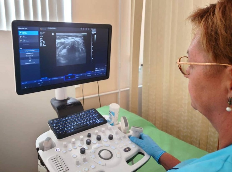 Ультразвуковой сканер появился в подразделение №3 Псковской городской поликлиники