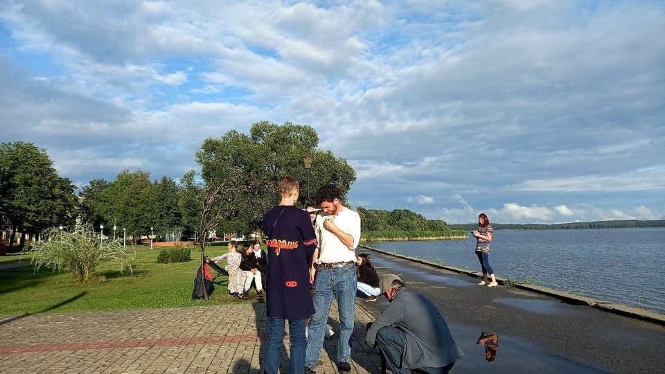 Французский актер Пьер Бурель снимается в фильме о Себеже для телеканала «Культура» Французский актер Пьер Бурель снимается в фильме о Себеже для телеканала «Культура»