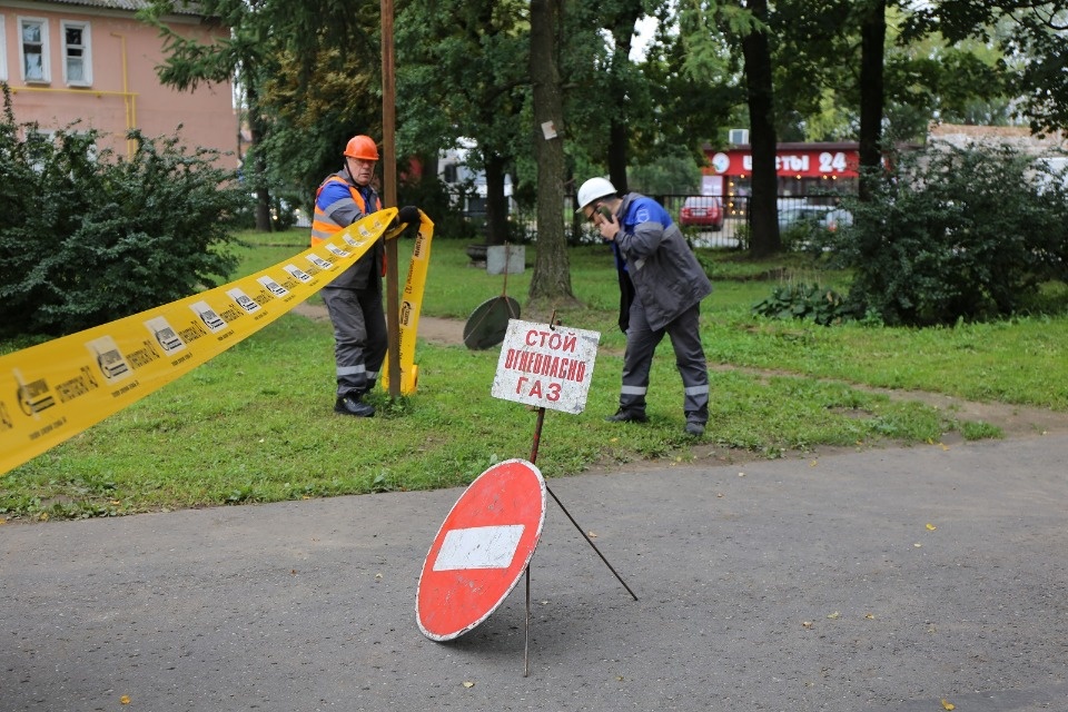Состоялась совместная учебная тренировка «Газпром газораспределение Псков» и городских служб 