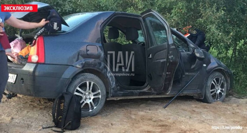 В ДТП в Псковском районе пострадали трое несовершеннолетних