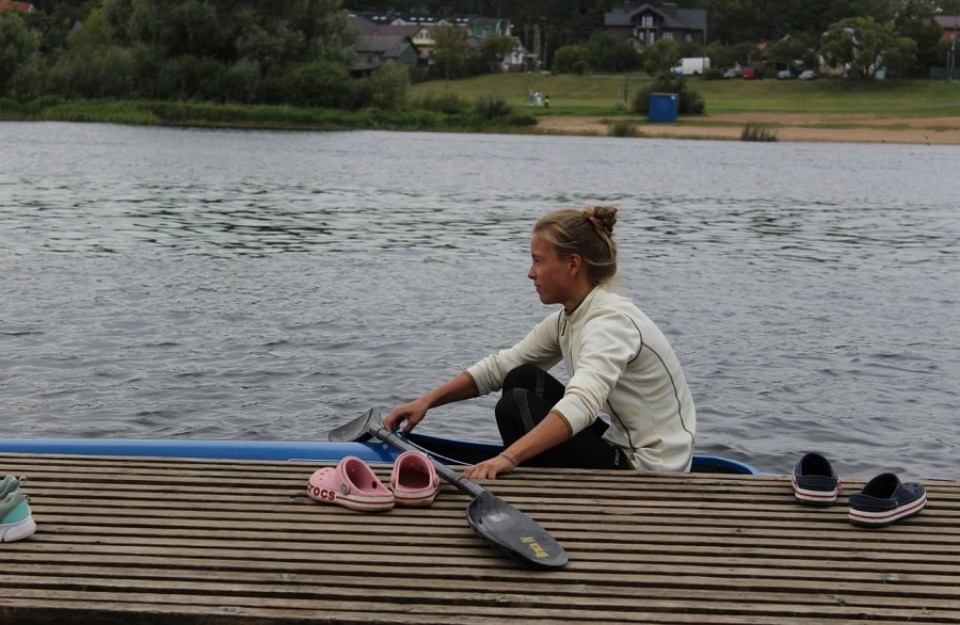 Псковичка Елизавета Кожевина завоевала третье серебро на первенстве России по гребле на байдарках