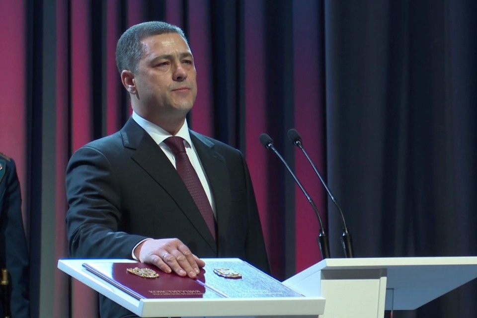 Михаил Ведерников вступил в должность губернатора Псковской области