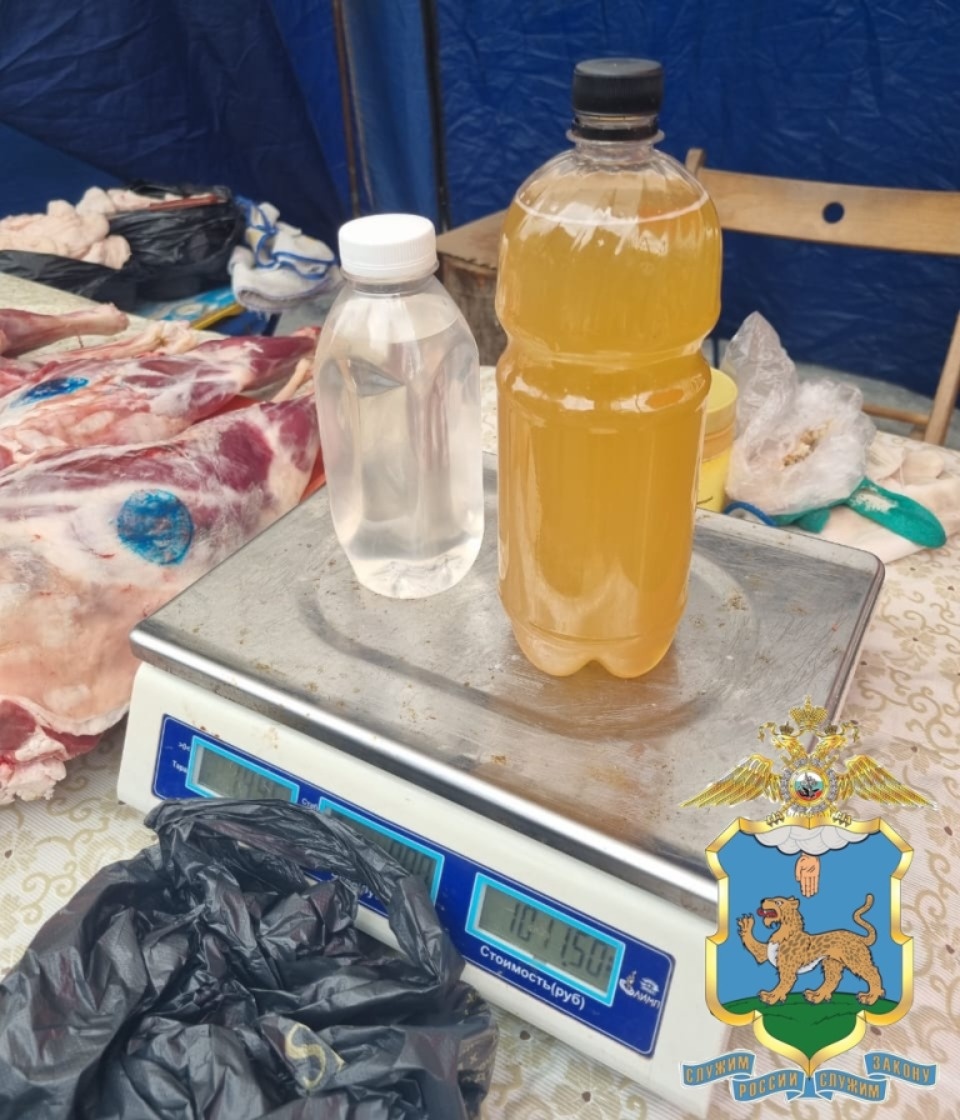 Полицейские пресекли незаконную продажу красной икры и медовухи на осенней ярмарке в Пскове