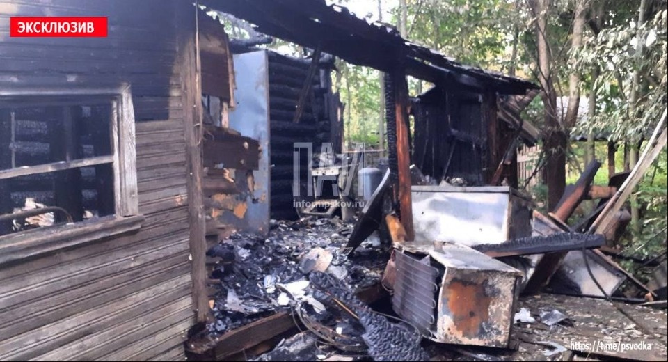 Женщина погибла на пожаре в Гдове из-за неосторожного обращения с огнем