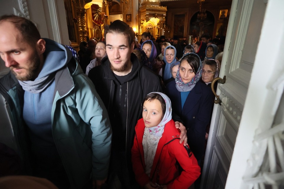 Митрополит Тихон попрощался с Печорами Митрополит Тихон попрощался с Печорами