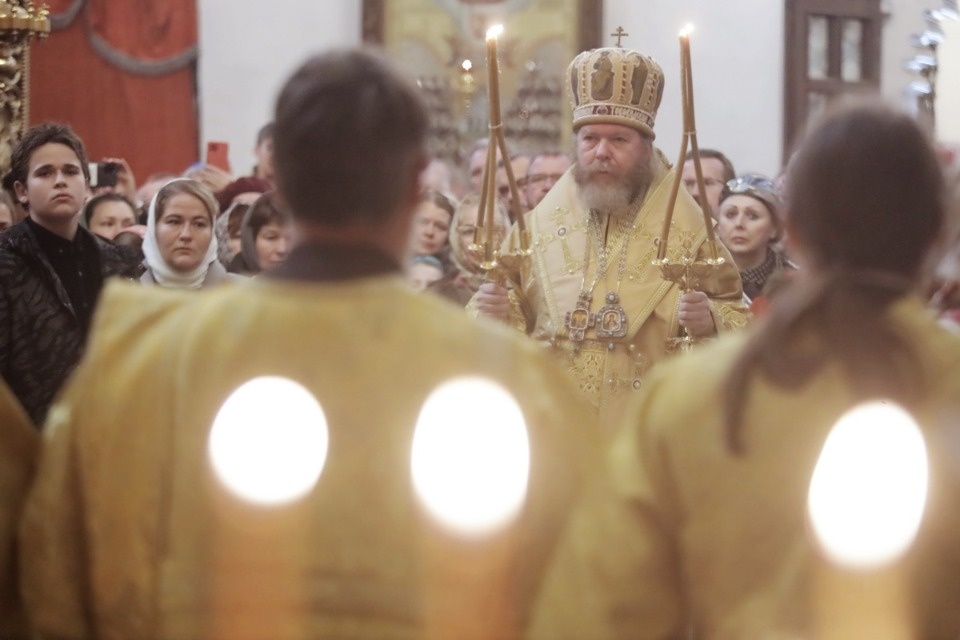 Митрополит Тихон простился с Псковом Митрополит Тихон простился с Псковом