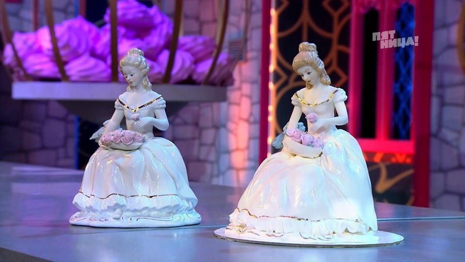 Псковский кондитер удивила Рената Агзамова фарфоровой статуэткой из мастики