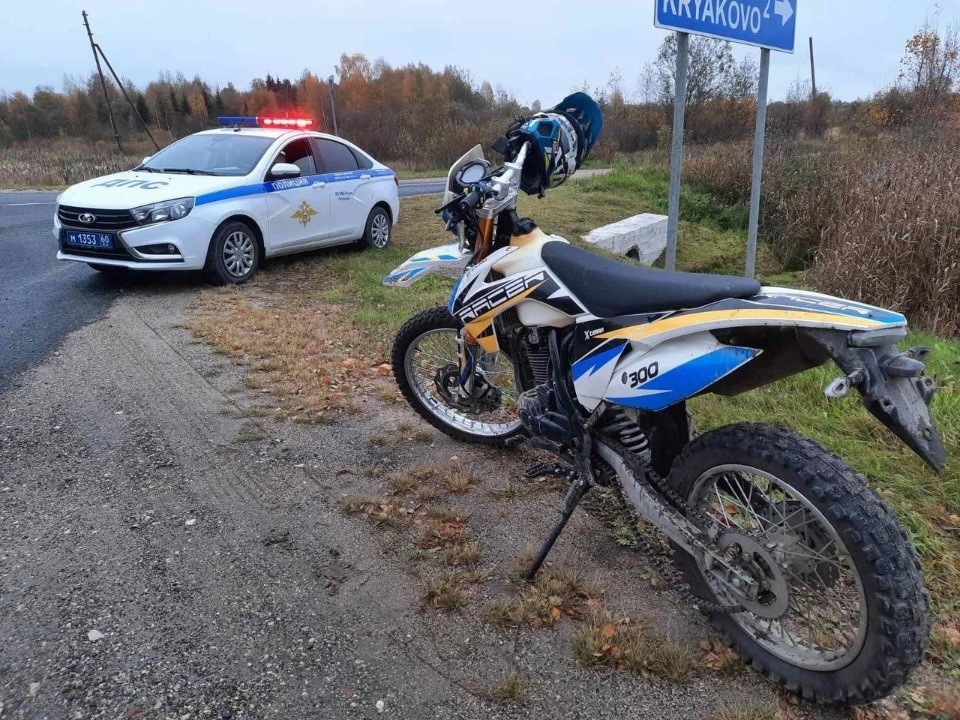 Полицейские задержали в Печорском районе 15-летнего мотоциклиста