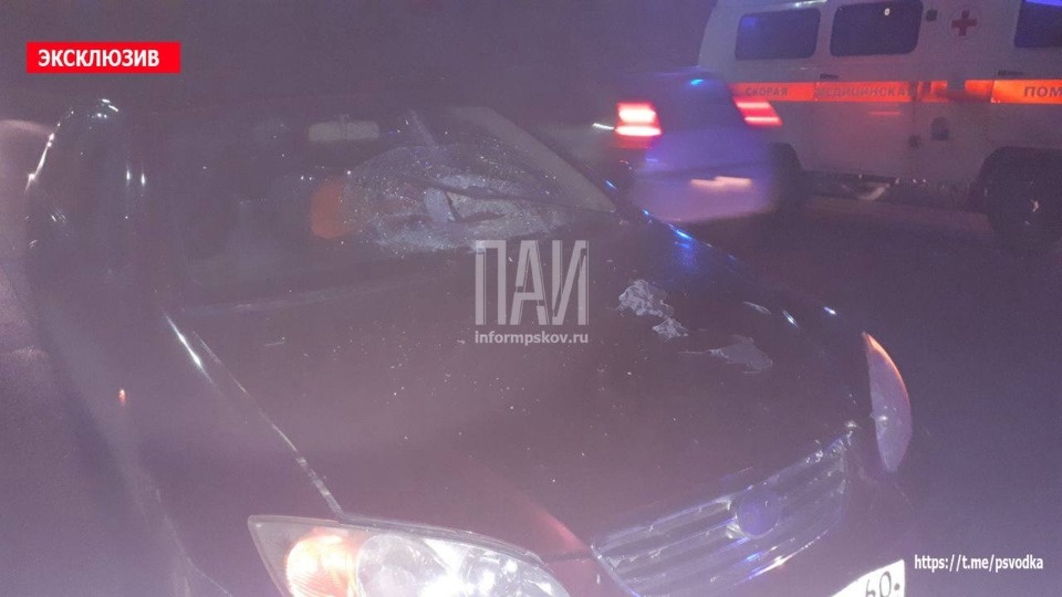 Пенсионер сбил пешехода в Печорах Пенсионер сбил пешехода в Печорах