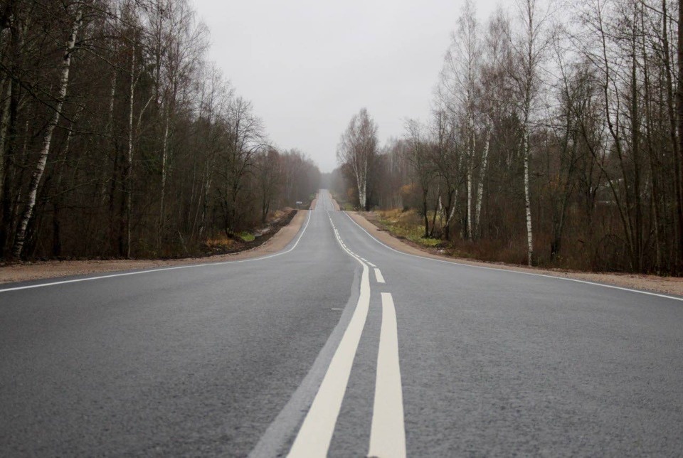 Завершены ремонтные работы на трассе Опочка – Дубровка – граница с Республикой Беларусь в Псковской области