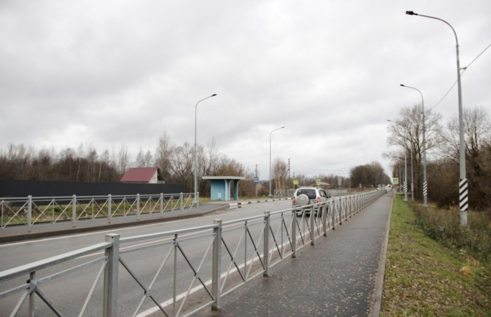 Ремонт тротуаров завершился в деревне Ершово Псковского района