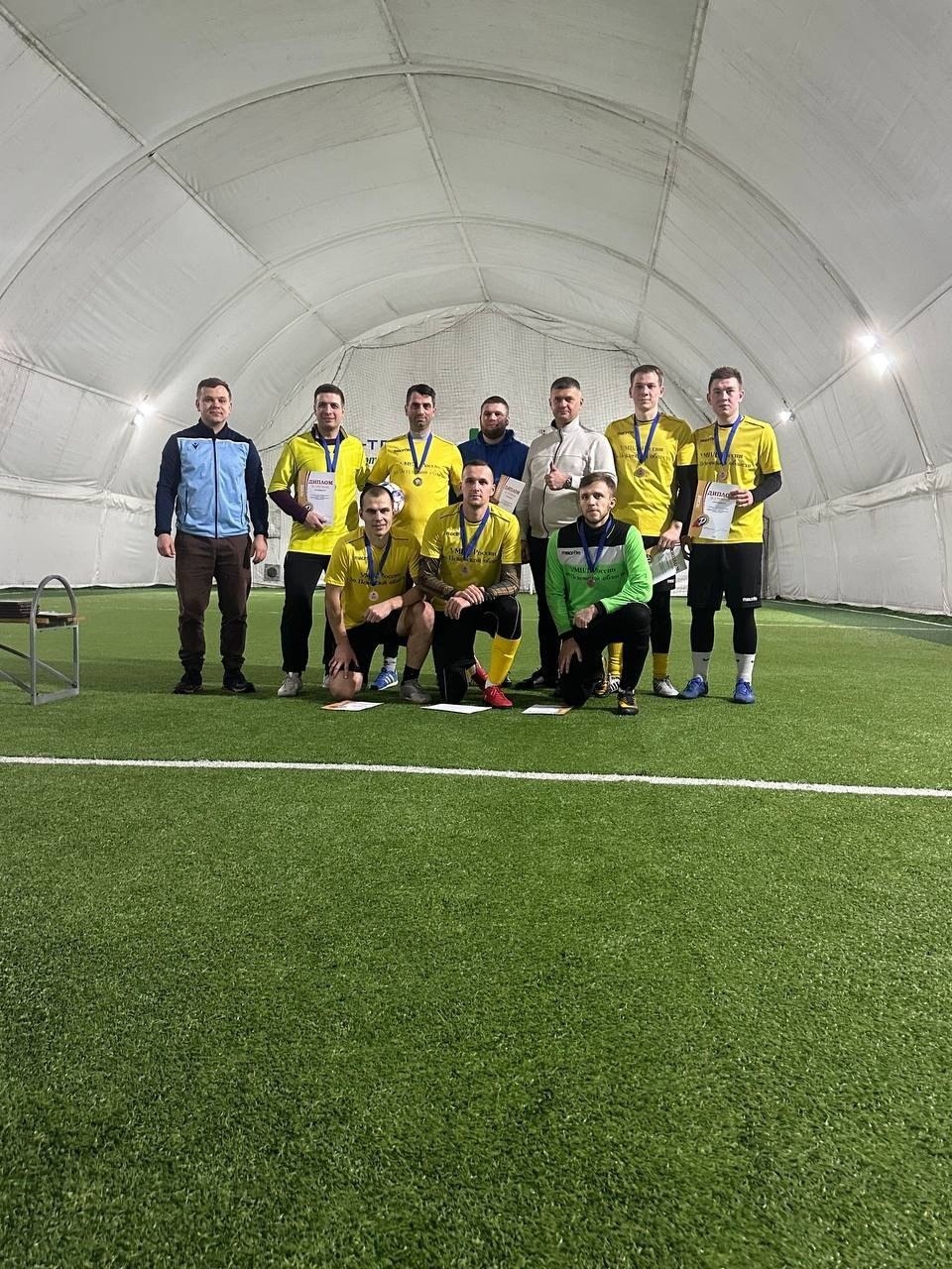 Команда Псковской областной прокуратуры выиграла корпоративный турнир по футболу «Вызов»