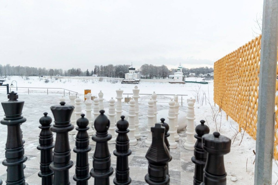 На улице Воеводы Шуйского в Пскове открылась новая смотровая площадка