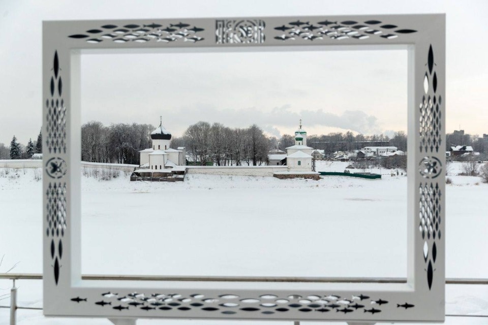 На улице Воеводы Шуйского в Пскове открылась новая смотровая площадка