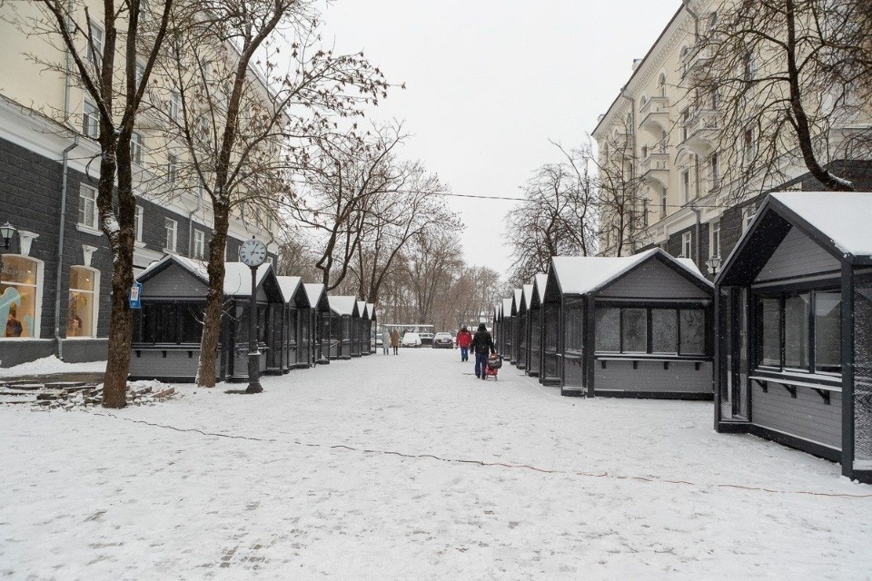 «Звездное небо» на улице Пушкина в Пскове планируют запустить 15-20 декабря