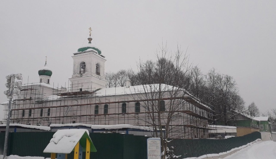 Стефановскую церковь Мирожского монастыря в Пскове подготовили к реставрационным работам