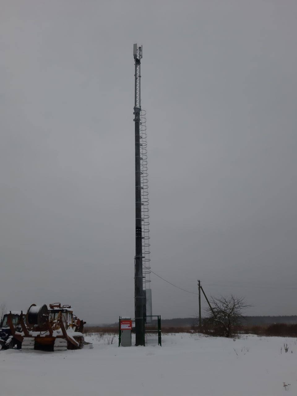 В Псковской области установлены последние  в этом году три вышки сотовой связи  