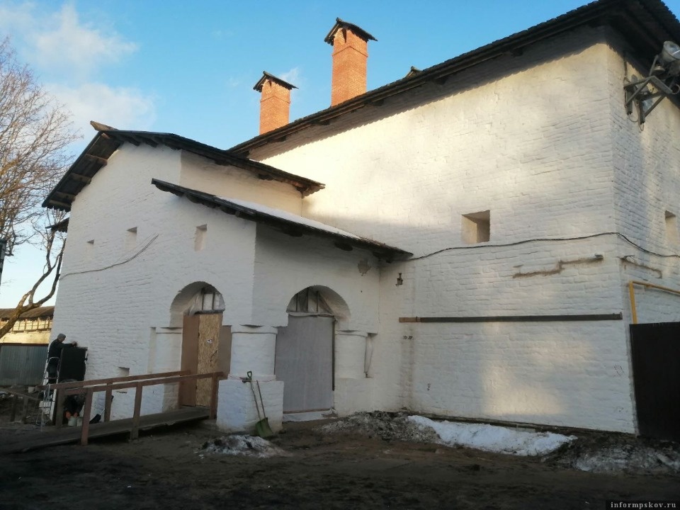 Завершается реставрация Пороховых погребов Псковского кремля 