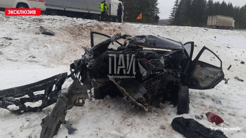 Три человека погибли в результате ДТП с участием фуры в Пустошкинском районе