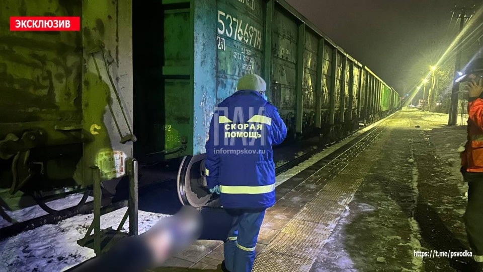 Мужчина попал под поезд и погиб в Плюсском районе