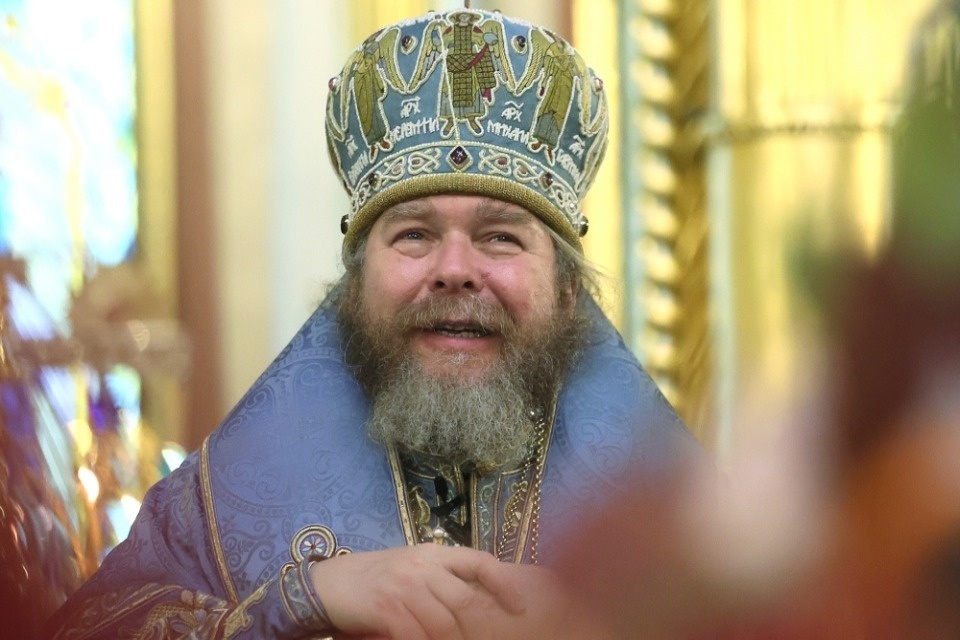 Митрополит Тихон презентует свою новую книгу в Псково-Печерском монастыре