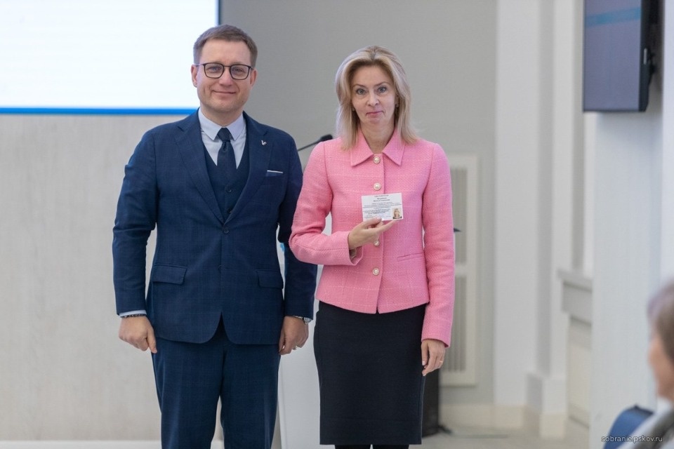 Наталья Мельникова назначена депутатом Псковского областного Собрания