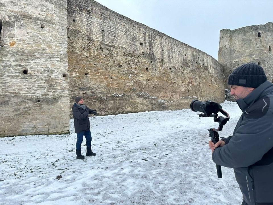 Съемки телешоу «Не факт» прошли в музее-заповеднике «Изборск»