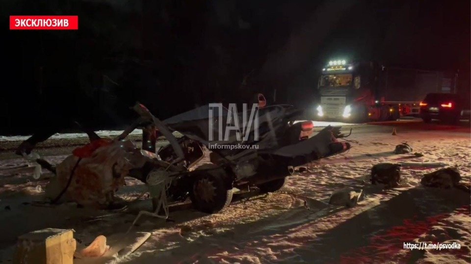 Смертельное ДТП с фурой произошло в Пушкиногорском районе