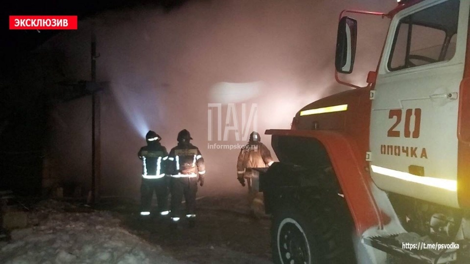 В Опочецком районе сгорел жилой дом В Опочецком районе сгорел жилой дом