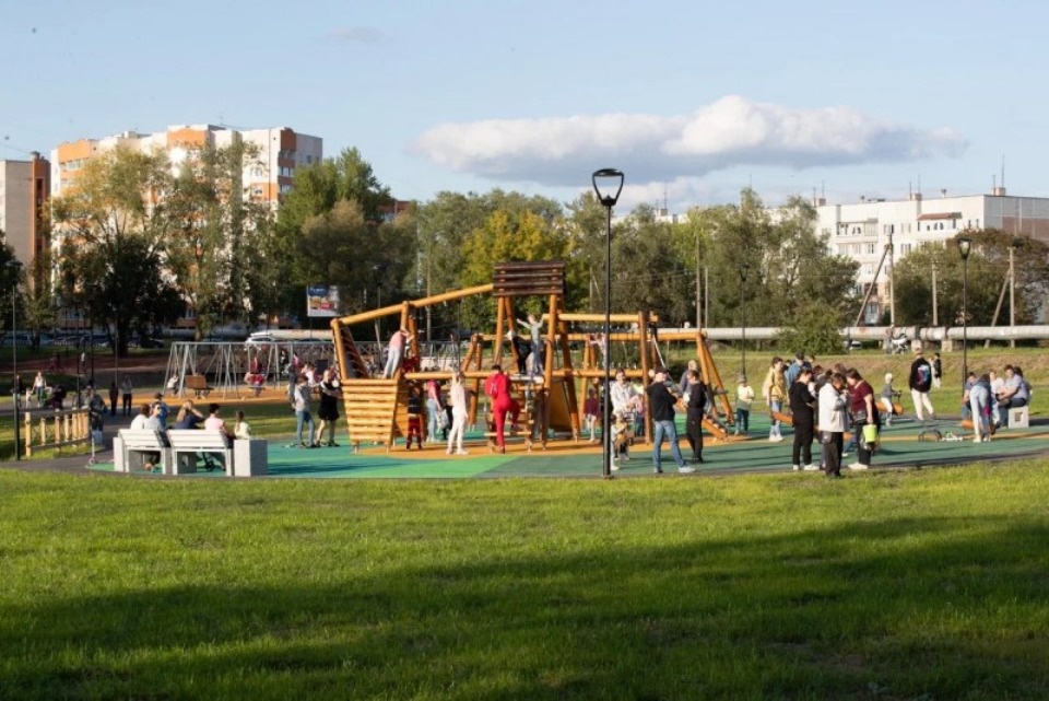 В Псковской области по нацпроекту благоустроено более 40 общественных территорий