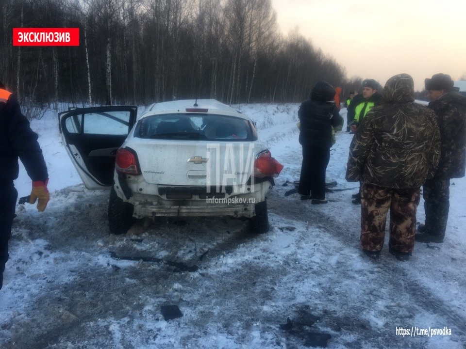 Тройное ДТП произошло в Псковском районе 