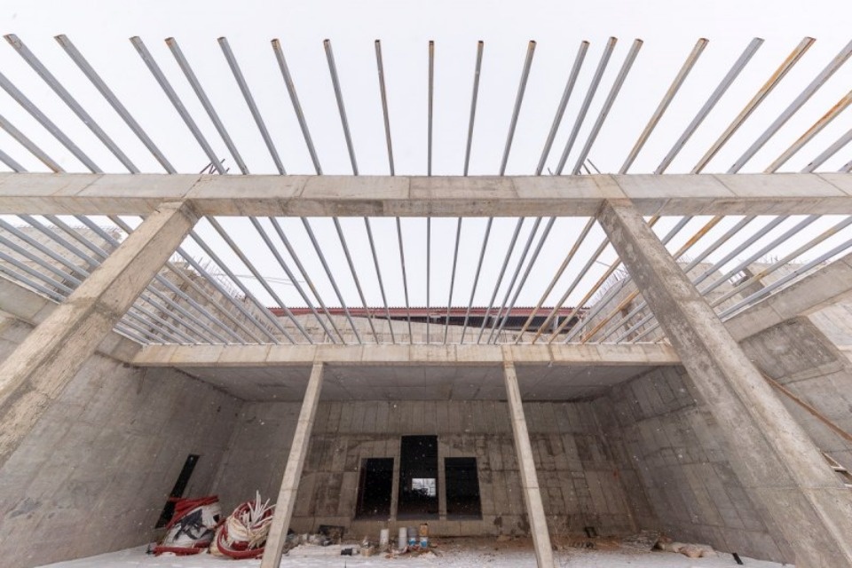 Стройплощадку будущего центра «Вега» в Пскове посетил Михаил Ведерников