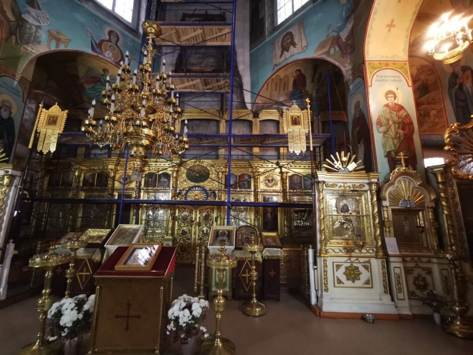 Реставрацию церкви Сорока Мучеников Севастийских в Печорах планируют завершить летом 2024 года